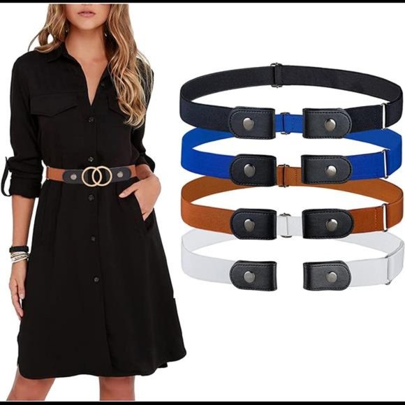 MSTOKIN No Buckle Stretch Belt Invisible Elastic Buckleless belts for Jeans main image 6